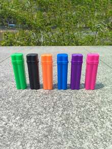 1pc New Integrated Lighter & Cigarette Storage Box With 2 Cigarette Slots And 1 Lighter Slot, Portable Cigarette Case, Storage Box, Smoker Accessories, Perfect Gift For Friends - 彩色 - 查看 7