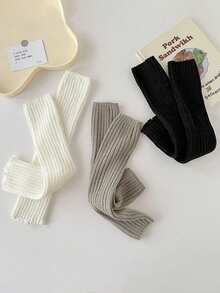 1 Pair Women's Autumn/Winter Knitted Leg Warmers, Cable Knit Layering Socks, Wool Warm Leg Covers For Boots, Girlfriend Christmas Gift2PCS4PCS6PCS - Multicolor - View 7