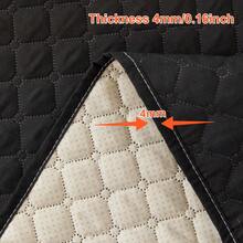 1pc Solid Color Plaid Pet Blanket, Water-Resistant And Anti-Slip, Suitable For Small/Medium/Large Pets, Applicable For 1-4 Seater Sofa In Bedroom And Living Room - Black - View 4