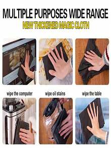 1/5/10pcs Microfiber Glass Cleaning Cloths, Multi-Purpose Super Soft Fiber Cleaning Rags, Suitable For Car Windows, Mirrors, Home Surfaces, Super Absorbent And Streak-Free, Applicable For Kitchen, Bathroom, Car Washing, Reusable Dish Cloths, Soft And Non-Scratch Microfiber Material For Polishing And Dusting. - Multicolor - View 6