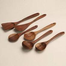 2 ustensiles de cuisine en bois, cuillères, spatules, basiques de Noël, pour usage familial, réceptions de fête, cadeaux d'accueil des invités, exquis et beaux, abordables et de haute qualité