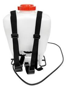 Fumigador jardinero 15 litros boquilla latón ajustable aspersor manual ideal riego huertos jardín agricultura herramientas resistentes fácil uso - Blanco - Ver 4