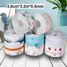 Cintas de Sellado Impermeables para Baño, PVC, Caucho para Cocina, Tiras Adhesivas a Prueba de Moho para Fregadero, Cinta Selladora de 3.8cm*3.2m - 9 - Ver 8