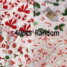 12/8/4pcs Christmas Gift Wrapping Paper Rolls, 35cm*50cm (13.78in*19.68in), Pink Background With Classic Santa Claus Patterns, Assorted Styles Randomly Sent, Suitable For Christmas, Birthday, Wedding And Party, Ideal For DIY Crafts And Creative Gift Packaging, May Have Fold Marks When Folded For Shipping, Merry Christmas! - Multicolor - View 18