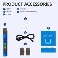 1pc Portable Breathing Trainer Vital Capacity Core Muscle Vest Line Fitness Equipment, Multi-Color Choice, Gift, Home, With USB Data Cable, Preferred Gift.