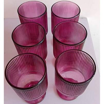 Vintage Rose Red Stemware Glass - Niche Design Wine Glass, Champagne Glass, Whiskey Glass | Handblown, Gold-Plated Pattern, Thick Shatterproof | Birthday, Holiday, Wedding Party Essential, Home Decor