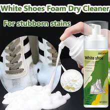 H4Cacle White Shoe Dry Cleaning Agent, Foam Cleaner For White Sneakers, Effectively Removes Yellow Stains. Waterless Foam Sneaker Cleaner Suitable For White Shoes, Suede, Boots, Canvas, PU Materials, Fabrics, Etc. - 428 - View 5