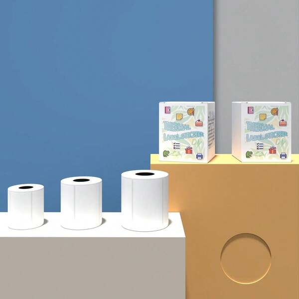 Etiquetas adhesivas de papel térmico M110 para clasificación de múltiples propósitos. Pegatinas térmicas para impresoras M110, M221, M200, M220, etc.