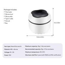 Foreverlily Mini Wax Hair Removal Kit - Designed For Nose, Ear And Eyebrow Hair (Wax Not Included) - Black - View 4