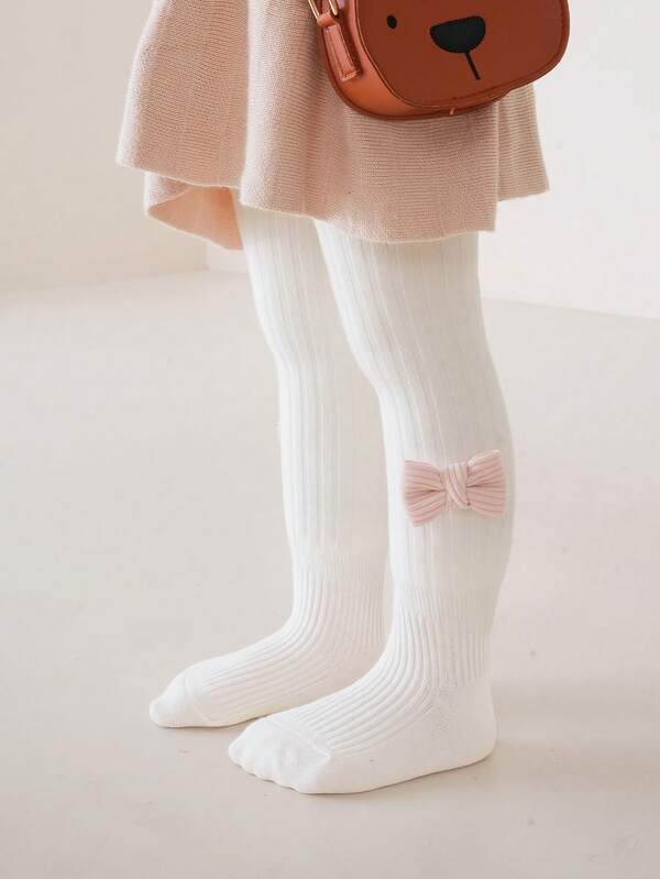 1pc Kids Thermal Lined Thick Tights, Girls Leggings, Baby Pantyhose, Autumn/Winter