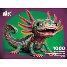 TendenciaFLINK Rompecabezas Ajolote Alebrije 1000 PiezasCalidad premium - 1 - Ver 8