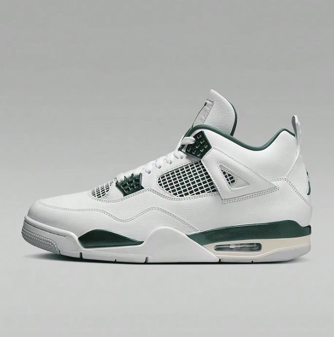 Giày bóng rổ Nike Air Jordan 4 AJ4 cổ cao màu trắng và xanh lá cây cho nam FQ8138-103 - Câu hỏi thường gặp8138-103 - Xem 1