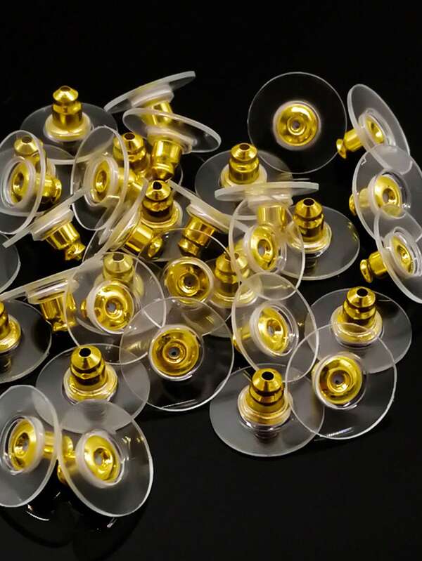 1 caixa de brincos, protetores de ouvido, protetores de cera de ouvido, adequados para brincos decorativos femininos