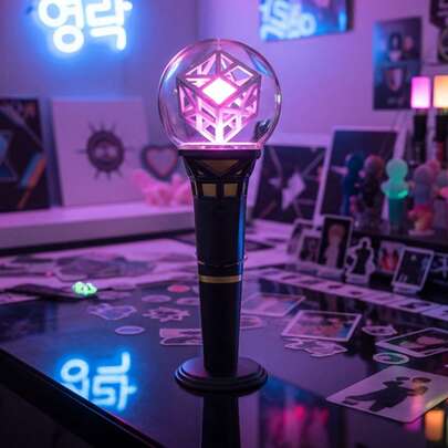 5 piezas Soporte para Lightstick de Kpop - Soporte para Lightsticks, Soporte ajustable para Lightstick, Estante de almacenamiento para Lightsticks universales para fans de K-Pop, Exhibición y organización de coleccionables