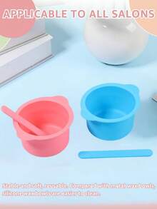 1pc Non-Stick Silicone Wax Melt Liners With Wax Sticks: Reusable, Flexible & Easy-Clean Bowl Insert For Wax Warmers.  Ensures Effortless Hair Removal & Aromatherapy Wax Melting.  Ideal For Home Spa Sessions And Professional Use By Men And Women. - 彩色 - 查看 7
