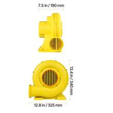 Soplador de castillo inflable de 0,9 y 1 HP, 750 W, para castillo inflable comercial - 0,9 y 1 HP, 750 W - Ver 10