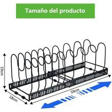 Pot Lid Racks - 30-58CM, White - View 4
