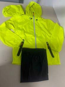 Waterproof Rain Jacket] Waterproof Lightweight Hooded Windbreaker - Women's Packable Active Outdoor Raincoat Jacket