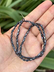 1 Peça de Contas de Pérola de Semente Bege em Forma de Pinguim Marinho, Contas de Pérola de Semente Multicolorida, 3*5mm, Adequada para Fazer Pulseiras e Colares Femininos, Adequada para Acessórios Feitos à Mão DIY