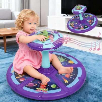 Juguete sensorial divertido para niños de 3 a 6 años con música y luces LED intermitentes, apto para interiores o exteriores.