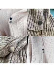 2/3/6/9pcs Simple Spiral Buttons - Anti-Slip Clasp, Detachable Design, Suitable For Cardigans, Sweaters, Knitted Tops Tightening - Fashionable Decorative Button Accessories, No Sewing Required, Essential For Women's Formal And Casual Outfits, Wardrobe Essential