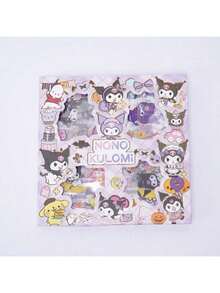 96张/套正品防水卡通动物图案贴纸，适用于剪贴簿礼盒、DIY项目和水瓶装饰，图案不重复，适合作为圣诞节、感恩节、情人节、新年礼物。 - 彩色 - 查看 11