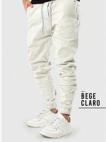 Jogger Pants All Regular Fit Pocket Drawstring Halloween - Beis - Ver 2