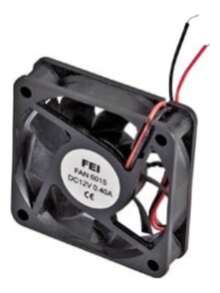 Ventilador axial anticondensante cuadrado tamaño 60x60x25 mm para electrónica ventilación sistemas equipos industriales oficinas hogares motor silencioso alta eficiencia durabilidad conexión sencilla accesorios tecnología moderna rendimiento práctico 24V - Multicolor - Ver 3