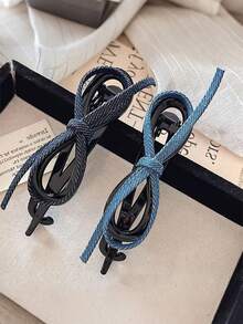 1 pezzo Fermagli per capelli retrò con fiocco e torsione per coda di cavallo, fermagli per capelli con fiocco retrò integrato, fermagli per capelli eleganti con torsione, fermagli di alta qualità per coda di cavallo, adatti per uso quotidiano, casa, scuola, spiaggia, vacanze estive, pendolarismo per lavoro, feste, vacanze, compleanni, rientro a scuola, accessori per capelli eleganti con molletta invernale, accessori per capelli di moda