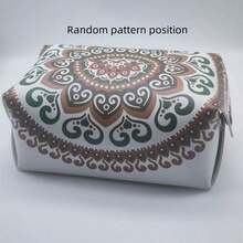 1pc Bohemian Style Leather Tissue Box, Living Room Car Tissue Bag, Household Bathroom Waterproof And Simple Paper Box, Household And Car Bathroom Accessories, Bathroom Supplies, Leather Tissue Storage, Decorative Items - Multicolor - View 12