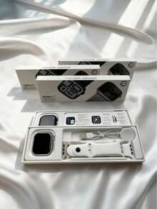 Reloj Digital WL Pro  2 Correas Incluidas  | Pantalla HD, Monitor de Salud, Fitness & Conectividad Total - Blanco - Ver 1