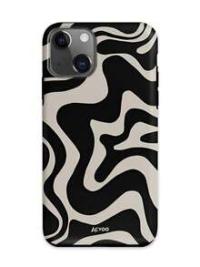 Stylish Irregular Striped 2-In-1 Phone Case. Suitable For IPhone 17, 16, 15, 14, 13, 12, 11, Pro Max Plus, And Galaxy S25/24/23/22/21/ULTRA/PLUS/FE/A71/56/55/54/53/52/36/35/34/26/25/23/16/15/14/13/06. - 彩色 - 查看 4