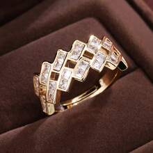 1pc Fashionable Versatile Niche Design High-End Minimalist Ring Jewelry - Ring - View 1