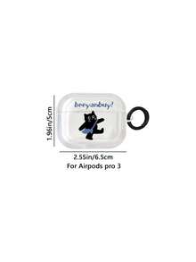 1 件猫鱼图案保护壳适用于 1/2/3/4、Pro/Pro2/Pro3 蓝牙耳机 - 彩色 - 查看 10