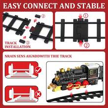Classic Electric Train Track - Christmas Train Music Light Track Set - With Lights, Sounds, Classic Christmas Train Set, Suitable For 3-8 Year Old Children Model Train Set, Christmas Gift Toy - Multicolor - View 3