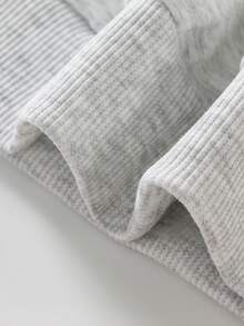 1 st svart tröja med "KARMA"-tryck för tonårsflickor, mjuk och bekväm, för vardagsbruk - Grå - Visa 5