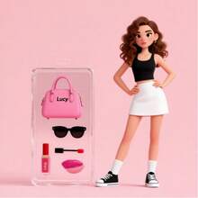 Resin AI Figurine Doll Model Ornament Blind Box Resin Doll Vinyl Doll Replica Accessory Set - Multicolor - View 8