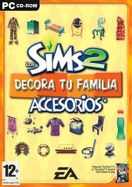 Electronic Arts The Sims 2 Stuff: Decorate Your Family - Yellow - View 1