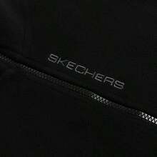 Skechers Áo khoác/áo khoác ngoài nữ P425W218 dòng Golf, lót lông cừu dệt, thích hợp mặc đi làm và dạo phố. - Thiên thạch đen - Xem 4