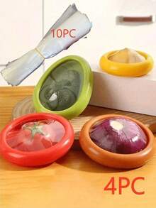 1 pieza Juego de cajas de almacenamiento transparentes para frutas y verduras, con tapa para aguacate, caja de almacenamiento congelador para cebollas, caja sellada, conservación de alimentos, caja de conservación de frutas, recipiente de almacenamiento, lavado a mano, reutilizable, caja de conservación, accesorios de cocina, película de conservación de frutas y verduras de comercio cruzado, caja de almacenamiento mini refrigerador antioxidante, nuevo producto (estilo de color aleatorio)