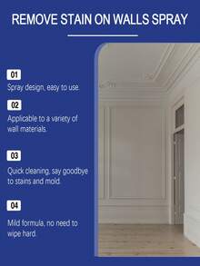 Schimmelentferner für Wände - Badezimmer & Schlafzimmer Wandreiniger, Anti-Schimmel Mittel, entfernt Schimmelflecken, erneuert Wände, tiefgründige Schimmelentfernung, langanhaltende Anti-Schimmel Wirkung, nicht schädigend, einfach anzuwenden, starke Durchdringung, erreicht Schimmelwurzeln schnell, verhindert Schimmelwachstum effektiv, erhält Wandzustand, für verschiedene Anwendungsbereiche geeignet, eine Flasche löst Schimmelprobleme im ganzen Haus (Aktualisierte Verpackung, gleiche Produktfunktion, zufällige Lieferung von neuer und alter Version) - Verschiedenfarbig - Übersicht 6