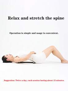 1 Stück Beste Geschenkidee - Einstellbarer Taille Massagegerät, Rücken Dehnungsmassagegerät, Oberer & Unterer Rücken Schmerzlinderung Gerät, Lendenwirbelstütze Zugvorrichtung