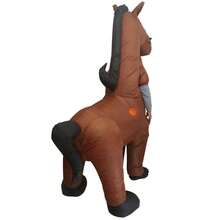 Inflatable Active Horse Costume Suitable For 1.5M-2M Height, Capybara, Panda, Polar Bear Cartoon Plush Animal Costume, Fabric, All Season Wearable - Active Horse - View 6