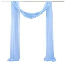 Party Decoration Mesh Tulle Drapes Backdrop Fabric Wedding Curtain Anti-Wrinkle Draping Curtain Cloth For Festive Scene Decoration - White - View 20