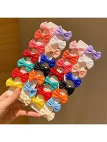 30 PIEZAS Pasadores de pelo con mini lazos de colores brillantes para niñas y adolescentes. Accesorios de pelo lindos ideales para el estilo diario, eventos escolares, fiestas, viajes y sesiones de fotos. Perfectos como regalos de graduación, cumpleaños, vacaciones, favores de fiesta y regalos de Navidad. Ornamentos creativos para el cabello que añaden un encanto dulce a cualquier atuendo. - Multicolor - Ver 3