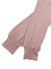 Elegant Women's Ruffled Dress With A Folded Collar, Pink Color, Perfect For Autumn And Winter. Features Lantern Sleeves And A Slit Hem. Suitable For Balls, Parties, Dates, Weddings, Gatherings, Halloween, Thanksgiving, Christmas, New Year's Eve, And Workwear. A Sophisticated, Stylish, And Sexy Dress For Women.