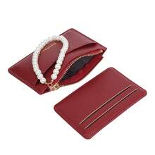 Cartera de correa de hebilla suave y exquisita con estilo, de gran capacidad y multifunción. Monedero con cremallera portátil y multifunción para estudiantes, adecuado como regalo para jóvenes estudiantes, mujeres, monedero mini, cartera pequeña, cartera de tarjetas, monedero de monedas