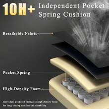 Ergonomic Gaming Chair With Pocket Springs And Footrest, Gaming Armchair With Adjustable Lumbar Support, Breathable Computer Chair Up To 150 Kg, Gamer Chair With Neck Pillow