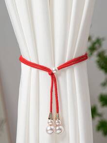 Adjustable Curtain Tie Backs, Pearl Curtain Tiebacks, Curtain Clips - Multicolor - View 4