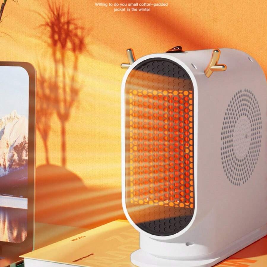 RAF 宿舍及家用取暖器，喇叭形取暖器，小型热风扇，桌面暖手宝，立式取暖器，办公桌面热风扇，情人节及圣诞节礼物折扣 - 英規插(220-240V) - 查看 1